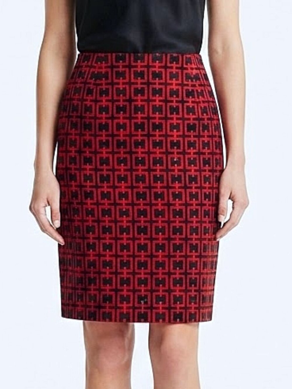 Harold's Pure Wool Printed Pencil Skirt- Sz. 2